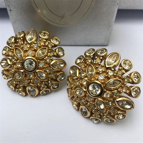 dior vintage earrings|dior look alike earrings.